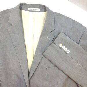 Lauren Ralph Lauren Blazer Men 48R (49)Blue Striped Two Button Seersucker Jacket